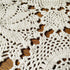 15X27inches 2PC USTIDE Floral Crochet Table Runner , Beige Cotton Table Doilies for Dressers and End Tables,Crochet