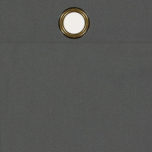 ECLIPSE Microfiber Modern Blackout Thermal Grommet Window Curtain, 42" x 84", Smoke, 1 Panel