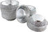 PACTOGO Mini Silver Disposable Aluminum Foil Tart Pans - 3" Baking Pie Tins (Pack of 50)