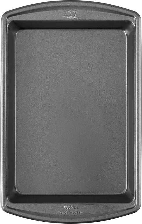 Wilton Advance Select Premium Nonstick Oblong Baking Pan, 9 x 13-Inch, Steel, Silver by Wilton