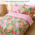 Sets 6 Set Set Mooreeke Twin Size Comforter for Girls Kids, Pieces Bed in a Bag Garden Cute Rabbit Floral Bedding