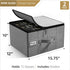 Sorbus Stemware Storage Cases, Hard Shell Wine Glass Storage Box with Dividers for 12 Crystal Glassware