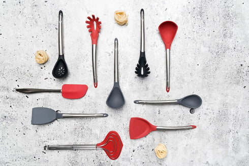 Cuisipro Silicone Wok Turner, 12.5-Inch, Red Color