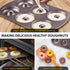 Donut Pan by Dohnuts, Premium 6 Cup Non-Stick Mini Doughnut and Bagel Maker