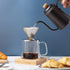 Brew To A Tea BTaT Pour Over Coffee Maker Set, Double Wall Glass, 16 oz, Drip Coffee Maker with Permanent Filter