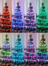 33FT 100 80 Smart Christmas Ribbon Lights, Color Changing Lighted Ribbon, LEDs, Modes, APP & Remote Control, Music
