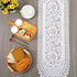 Ouligay 1 45" 13.38" Pcs Doilies for Tables Dresser Scarf for Bedrooms Furniture White Lace Table Runner Crochet Cotton