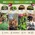 10 Pack 13000+ Organo Republic Lettuce & Salad Greens Seeds Variety Non-GMO Heirloom Lettuce Seeds for Planting Indoors
