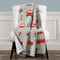 Lush Decor Fire Truck Throw Blanket, Red & Gray, 50" W x