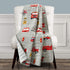 Lush Decor Fire Truck Throw Blanket, Red & Gray, 50" W x