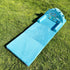 Cozy Dinosaur Kids Sofa Bed with Removable Washable Cover & Magic-Tape Backrest Foldable Toddler Chair, Crystal Velvet