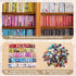 300 Anxiety Bookshelf Mini Books, Portable Bookshelf for Stress Relief, Miniature Decorative with Mini Photo
