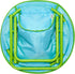 Chair,19 3+ Cocomelon Toddler Saucer Folding Chair with Cushion Featuring JJ, Cody & Nina, Kids Lounge Chair, Ages