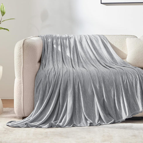 SLEEP ZONE Nanotex Cooling Blanket for Hot Sleepers, Double-Sided Throw Blanket for