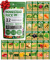 32 Heirloom Vegetable and Fruit Seeds for Planting - 16,000+ Seeds |