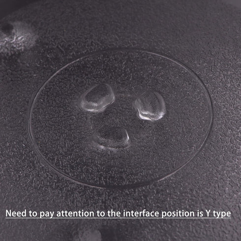 12.5" Microwave Turntable Glass Plate Replacement for Panasonic & Frigidaire, Heat-Resistant