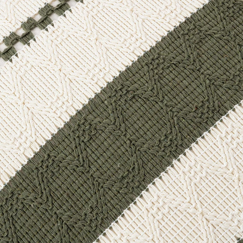 Fancy Homi Set 1 24x24 Inch of Boho Olive Green Big Decorative Throw Pillow Cover for Couch Bed Bedroom, Aesthetic