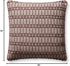 Loloi Poe 18'' x 18'' Burgundy Pillow Cover with Down