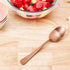 Mercer Culinary 18-8 Stainless Steel Plating Spoon, 7-7/8 Inch, Rose Gold