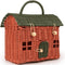 KOLWOVEN Rattan Storage Basket with Lid - Mouse in a Box -