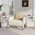3 LET503WE Narrow Side Table with Charging Station Slim End Table Sofa with Magazine Rack, Bedside Table for Small