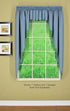 Today's Curtain Orleans Scallop Curtain, Blue 63" Swagger Pair, 80" W x 63" L