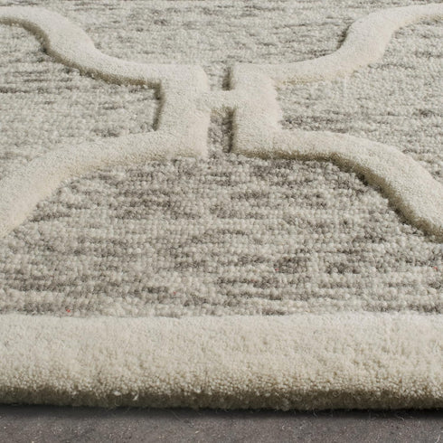 SAFAVIEH Cambridge Collection Accent Rug - 2' x 3', Light Brown & Ivory, Handmade Moroccan Distressed Wool