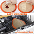 Silicone Baking Mats Set of 2, Round Non-Stick Reusable Air Fryer Liners, 12 inch
