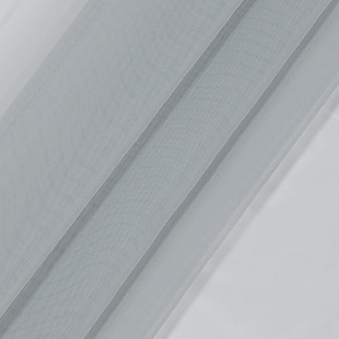 Pairs to Go Victoria Voile Modern Sheer Rod Pocket Window Curtains for Living Room (2 Panels), Grey