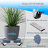 440lbs 15-20 Inch CASIMR Plant Caddy with Wheels, Heavy Duty Capacity Rolling Plant Stand, Adjustable Indoor Outdoor