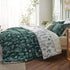 Bedsure Twin/Twin XL Comforter Set - Emerald Floral Bedding Comforter, 2 Pieces, Soft Reversible Comforter and Pillow