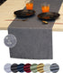 Akutana Grey Table Runner 48 inch, Gray Dresser Scarf, Waterproof Coffee Table Runner,