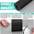 Miuwauer 15.7IN 50FT 0.3IN 50 Plastic Mesh Fence Sheet x - Opening Plastic Chicken Wire Netting Roll Durable for Dogs