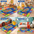 32"x60" BEQHUASE Kids Rugs, ABC Play Mats Educational Learning Carpet, Non Slip Washable Nursery Rug Alphabet Floor Mat