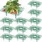 Iceyyyy 12 Packs Square Strawberry Supports-Strawberry Growing Racks- Plant Support Strawberry Stand Holder