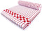 Fecido Classic Kitchen Dish Towels Set of Two, Heavy Duty Absorbent 100% Cotton Tea Towels, Red with Loop