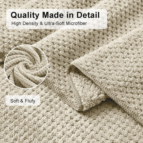 8 Set-2 Sheets,2 Towels,4 Washcloths-600GSM Piece Large Camel Family Bath Towel Oversized Bath Towel Hand Soft Highly