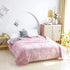 MEJU Summer 100% 2 60 80 Flower Muslin Lightweight Blanket for Bed Sofa Couch, Combed Cotton Layer Soft Warm Quick Dry