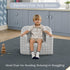 Cozee Delta Children Checkered Chair, Grey