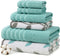 Modern Threads Natural Vine 6-Piece 100% Cotton Towel Set Yarn Dyed Jacquard