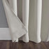 Sun Zero Easton Energy Saving Blackout Tab Top Curtain Panel, 40" x 84", Pearl