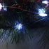 Set 2 6 on/18 Decorations,30LEDs,10 of Battery Operated Mini Led Fairy Light Snowflake Lights with Timer Hours Hours