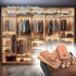 Cedar Blocks for Clothes Storage, 25 pcs Including 15 Hang-ups and 10 Balls, Aromatic Cedar for Closet and Drawers
