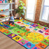Kids Rugs for Playroom Classroom Bedroom, Educational and Fun Play Mat with
