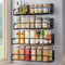 Mystozer 4 Pack Magnetic Spice Rack for Refrigerator, Magnetic Shelf Fridge Organizer