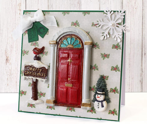 Katy Sue Classic Door Silicone Mold for Cake Decorating and Crafts