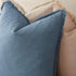 Cozy 2020 Inch,1PC,Misty Foindtower Decorative Linen Fringe Throw Pillow Covers Boho Farmhouse Cushion Cover