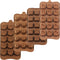 homEdge Truffle Mold Set of 4 Packs - Food Grade Non-Stick Silicone Jelly Chocolate Candy Ice Molds