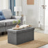 30 Inches 21 660 lb, ULSF001G01 SONGMICS Mazie Collection - Ottoman Storage Bench, Gal. Folding Chest with Breathable