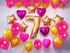 Treasured 36 Metallic Magenta Balloons - Dark & Bright Pink, 12 Inch Latex Balloons